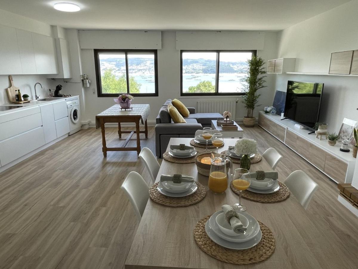 Mirador Puerto Nautico, Con Parking Gratis, Apartman Moaña Kültér fotó