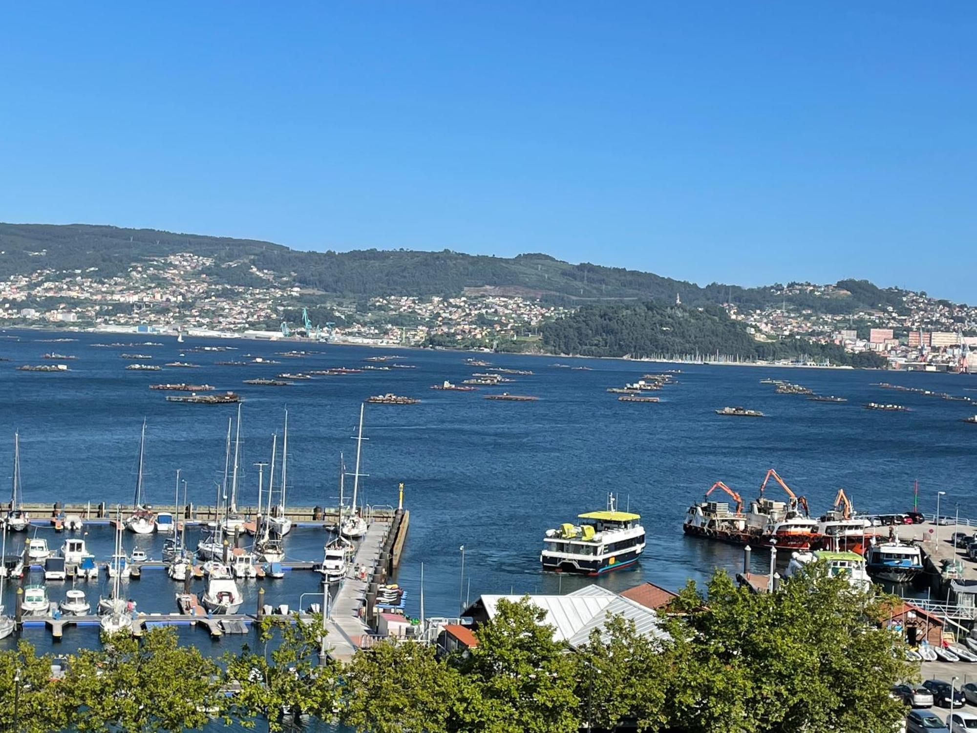 Mirador Puerto Nautico, Con Parking Gratis, Apartman Moaña Kültér fotó